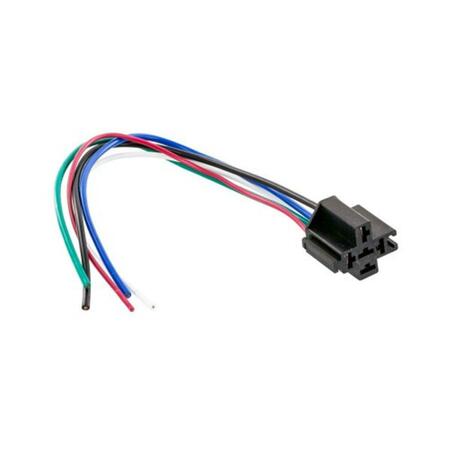 ACCELE ELECTRONICS 12 in. 2V Automotive 5-Pin Relay Socket with Interlock BRS14E